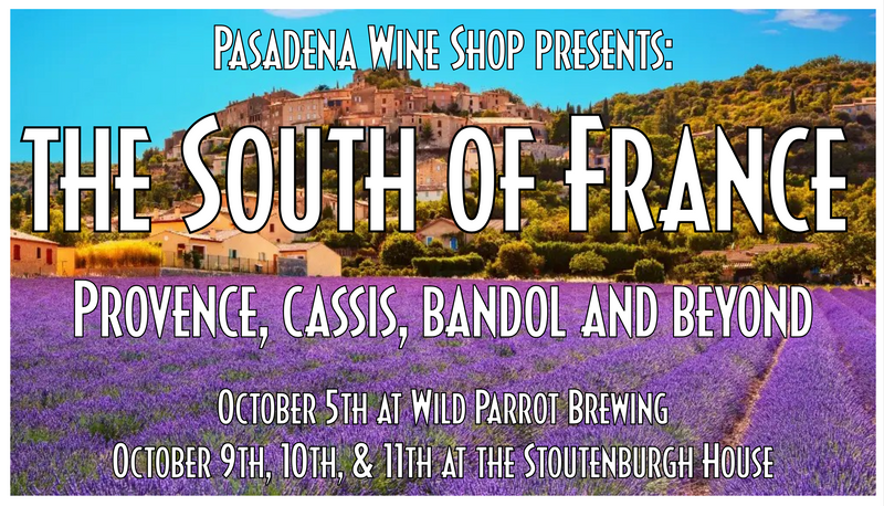 October Events: "The South of France" - Provence, Cassis, Bandol and Beyond