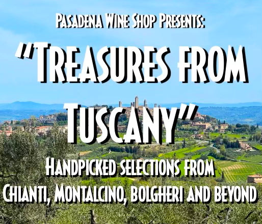 April/May Tasting Events: "Treasures from Tuscany"